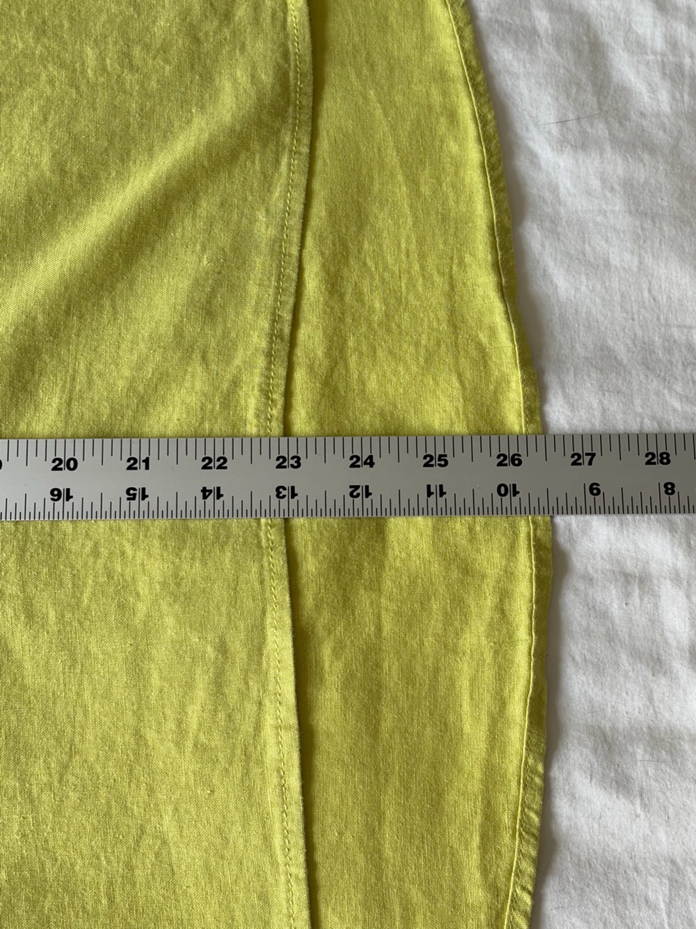 Calypso St. Barth Linen Blend Tunic Top Coastal Resort Shirt Lemon Lime Size 1X - Picture 15 of 15